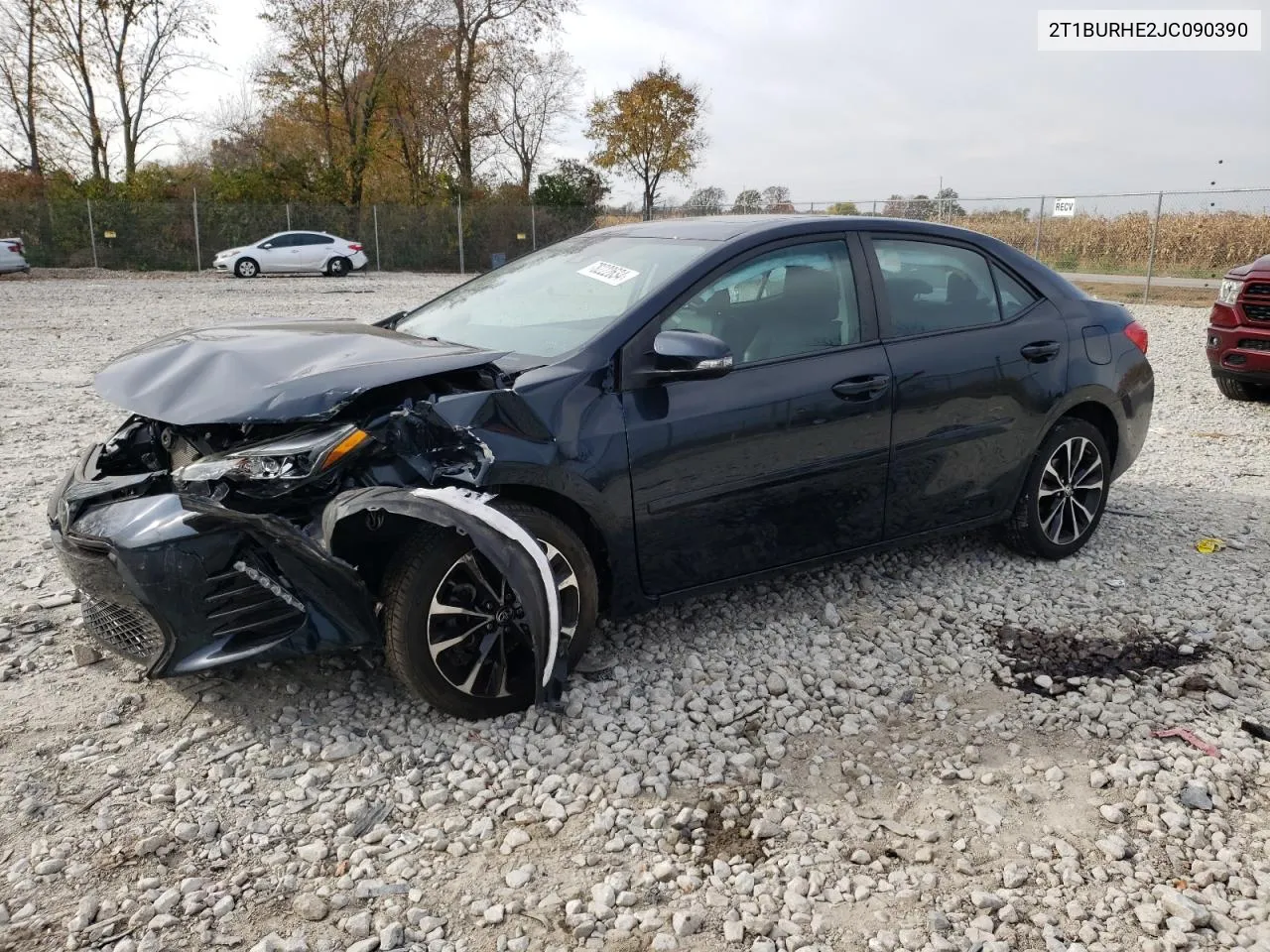 2018 Toyota Corolla L VIN: 2T1BURHE2JC090390 Lot: 78222634