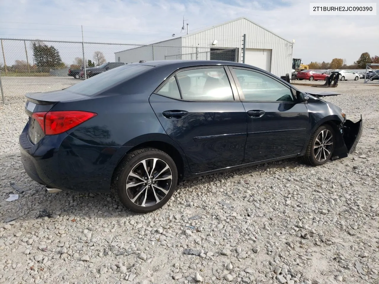 2018 Toyota Corolla L VIN: 2T1BURHE2JC090390 Lot: 78222634