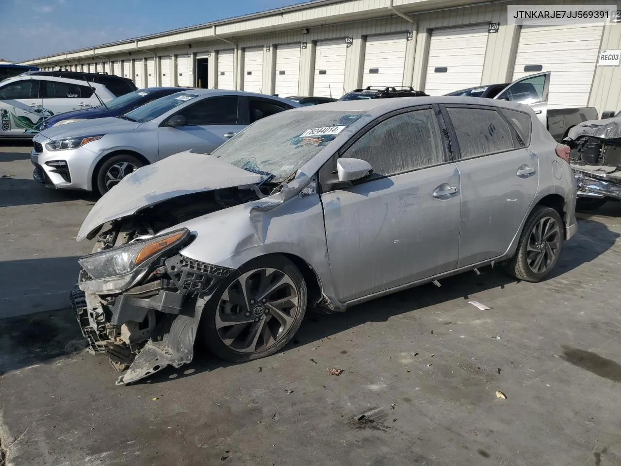 2018 Toyota Corolla Im VIN: JTNKARJE7JJ569391 Lot: 78244014