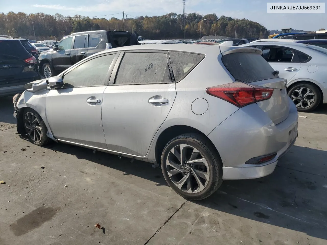 2018 Toyota Corolla Im VIN: JTNKARJE7JJ569391 Lot: 78244014