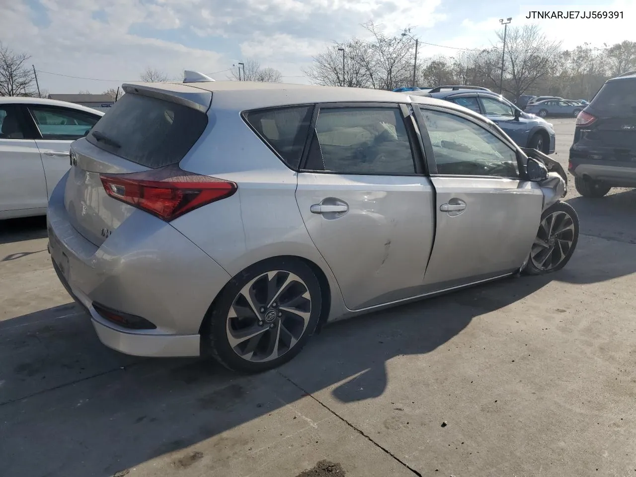 2018 Toyota Corolla Im VIN: JTNKARJE7JJ569391 Lot: 78244014