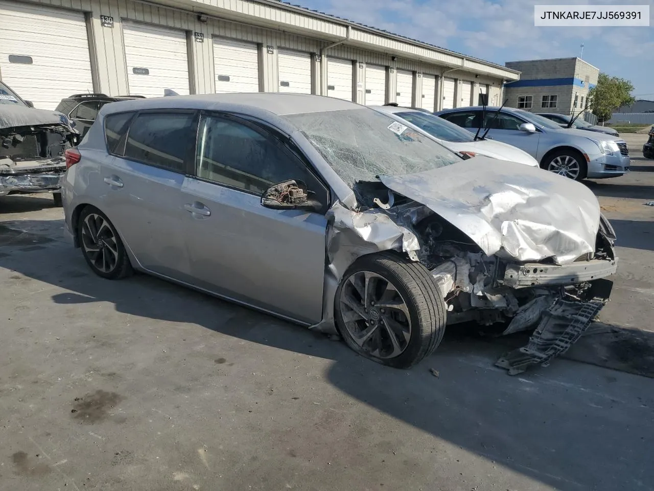 2018 Toyota Corolla Im VIN: JTNKARJE7JJ569391 Lot: 78244014