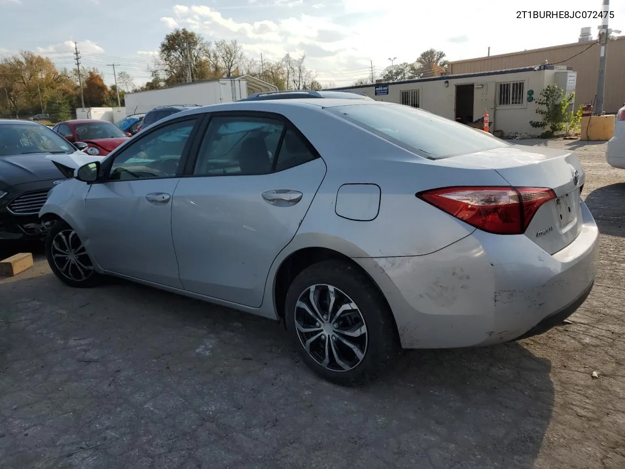 2018 Toyota Corolla L VIN: 2T1BURHE8JC072475 Lot: 78303254