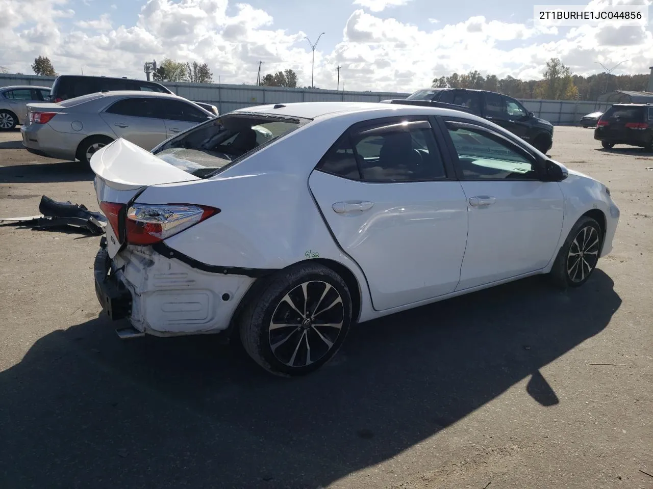 2018 Toyota Corolla L VIN: 2T1BURHE1JC044856 Lot: 78323634