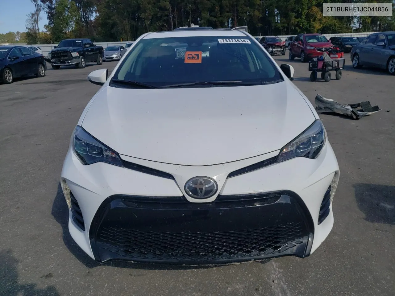 2018 Toyota Corolla L VIN: 2T1BURHE1JC044856 Lot: 78323634