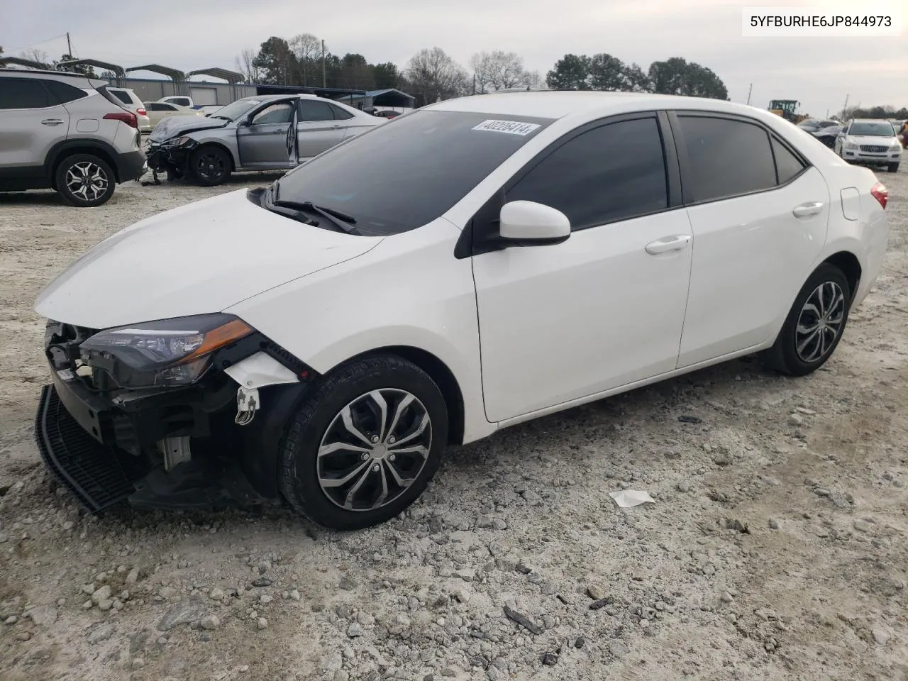 2018 Toyota Corolla L VIN: 5YFBURHE6JP844973 Lot: 78399014