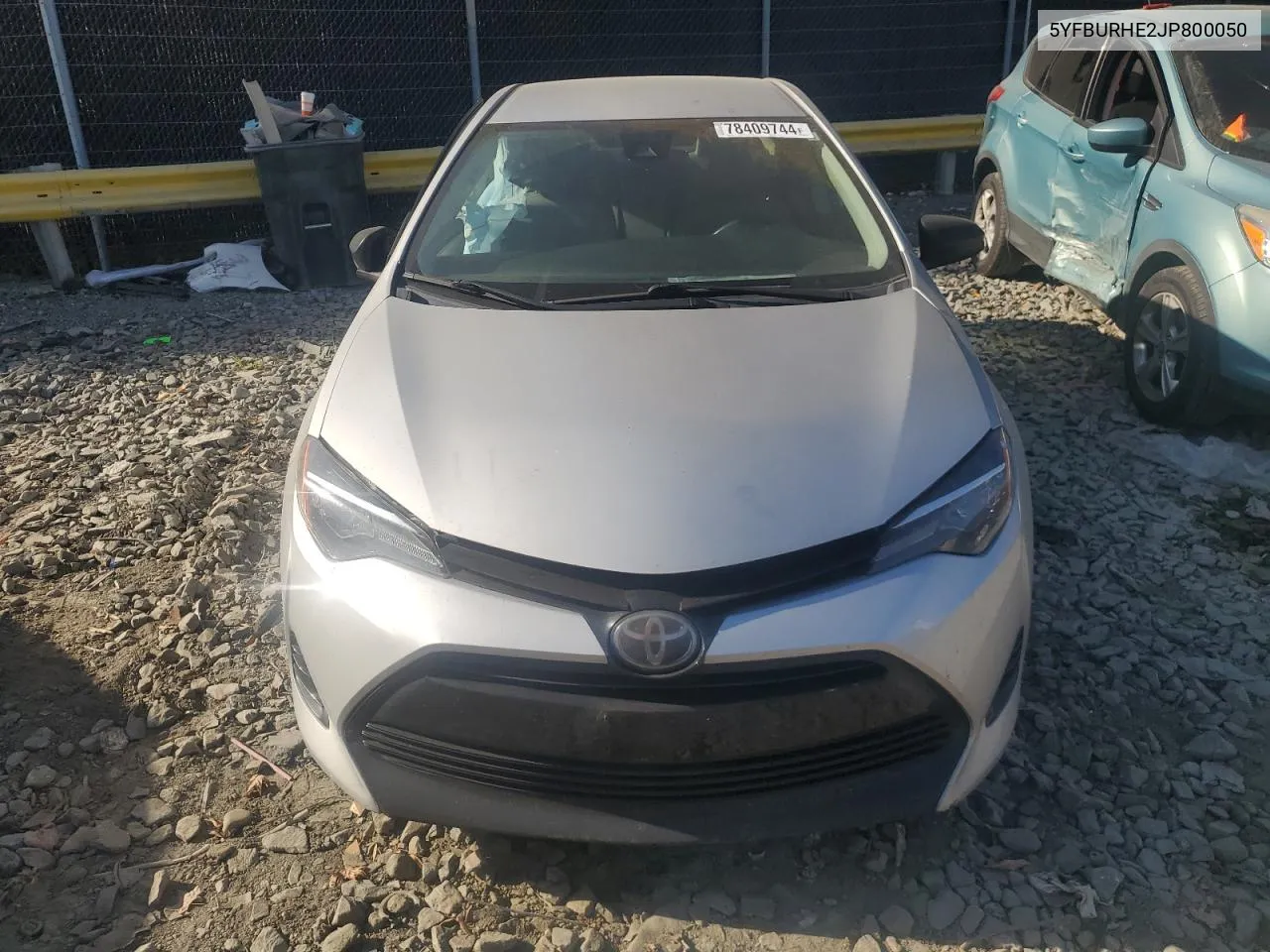 2018 Toyota Corolla L VIN: 5YFBURHE2JP800050 Lot: 78409744