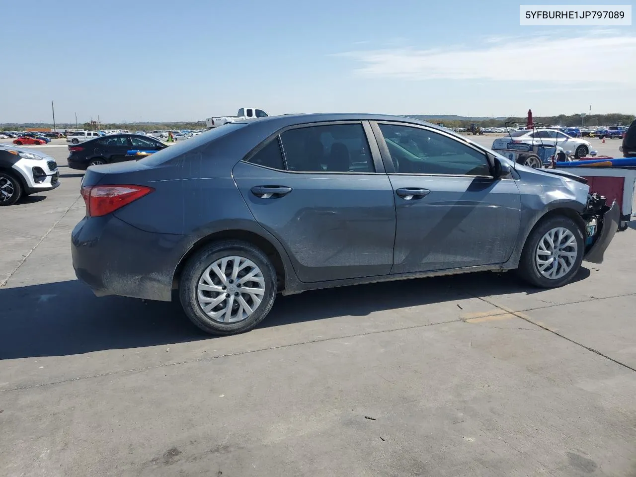 2018 Toyota Corolla L VIN: 5YFBURHE1JP797089 Lot: 78446674