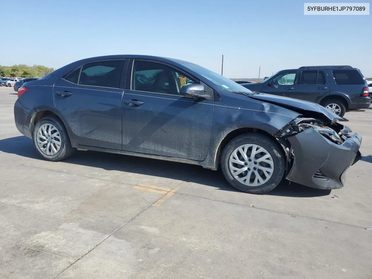 2018 Toyota Corolla L VIN: 5YFBURHE1JP797089 Lot: 78446674