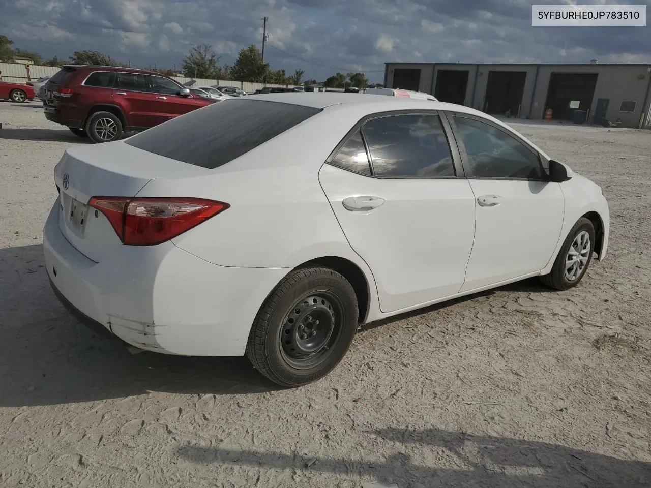 2018 Toyota Corolla L VIN: 5YFBURHE0JP783510 Lot: 78536474