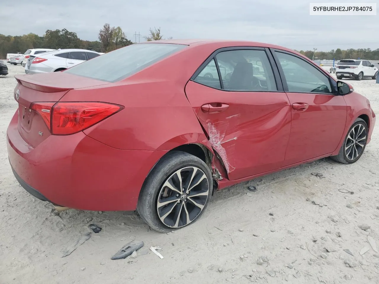 2018 Toyota Corolla L VIN: 5YFBURHE2JP784075 Lot: 78663134