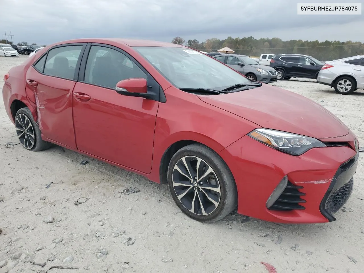 2018 Toyota Corolla L VIN: 5YFBURHE2JP784075 Lot: 78663134