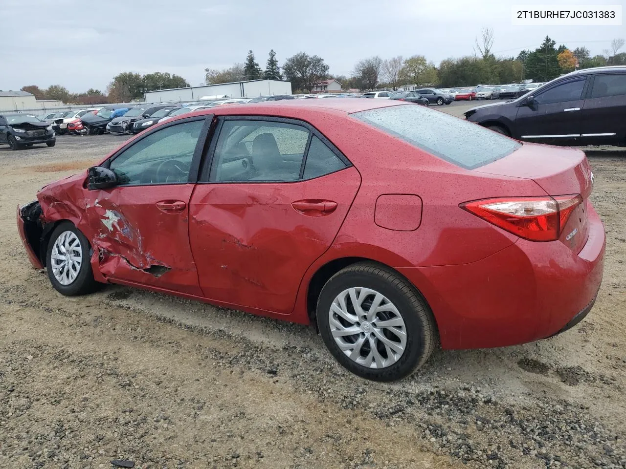 2018 Toyota Corolla L VIN: 2T1BURHE7JC031383 Lot: 78678854