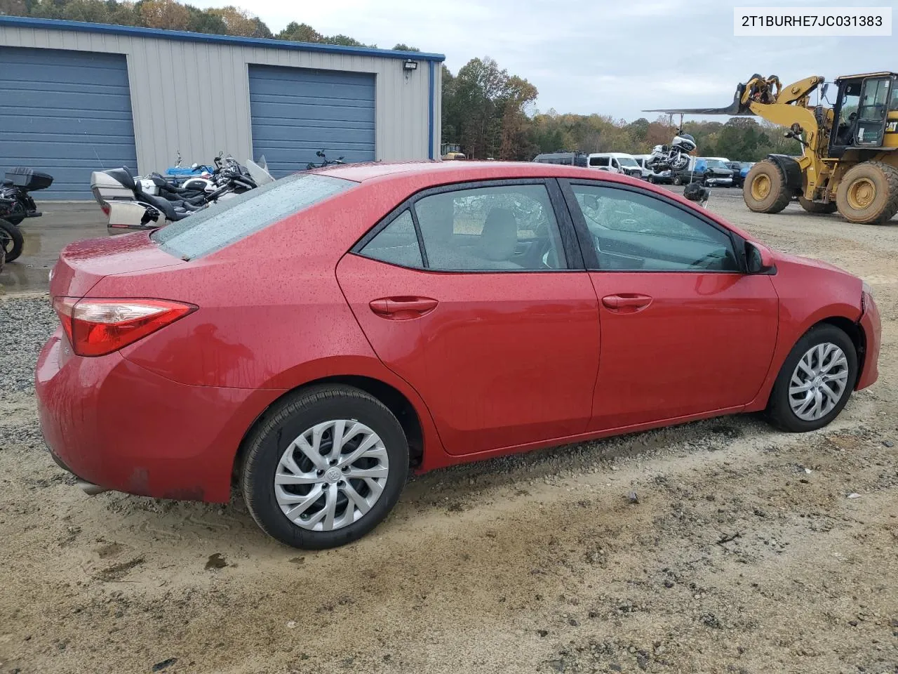 2018 Toyota Corolla L VIN: 2T1BURHE7JC031383 Lot: 78678854