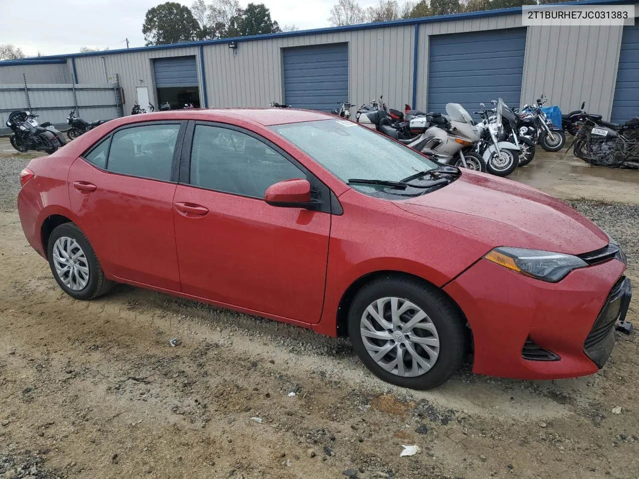 2018 Toyota Corolla L VIN: 2T1BURHE7JC031383 Lot: 78678854