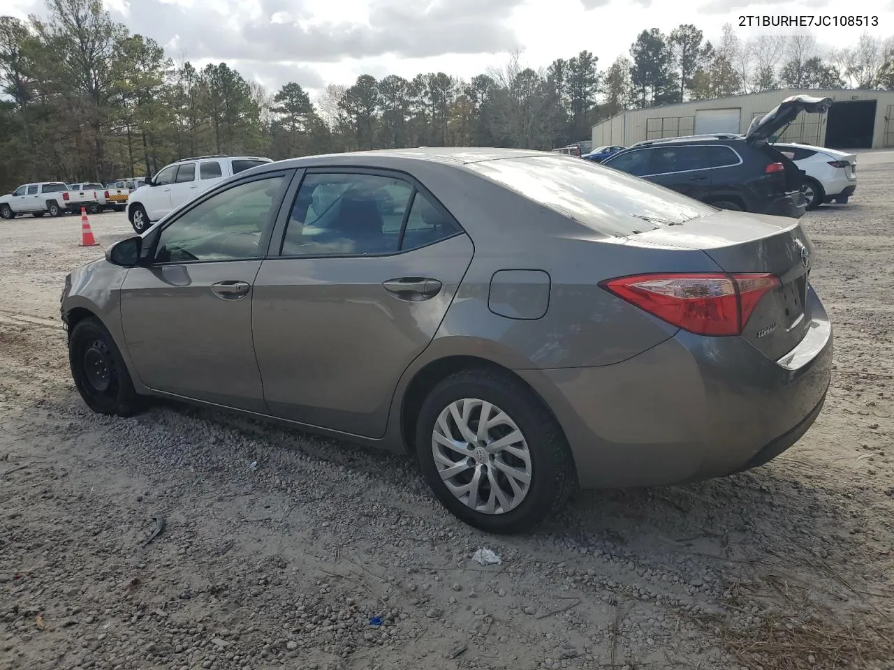 2018 Toyota Corolla L VIN: 2T1BURHE7JC108513 Lot: 78847214