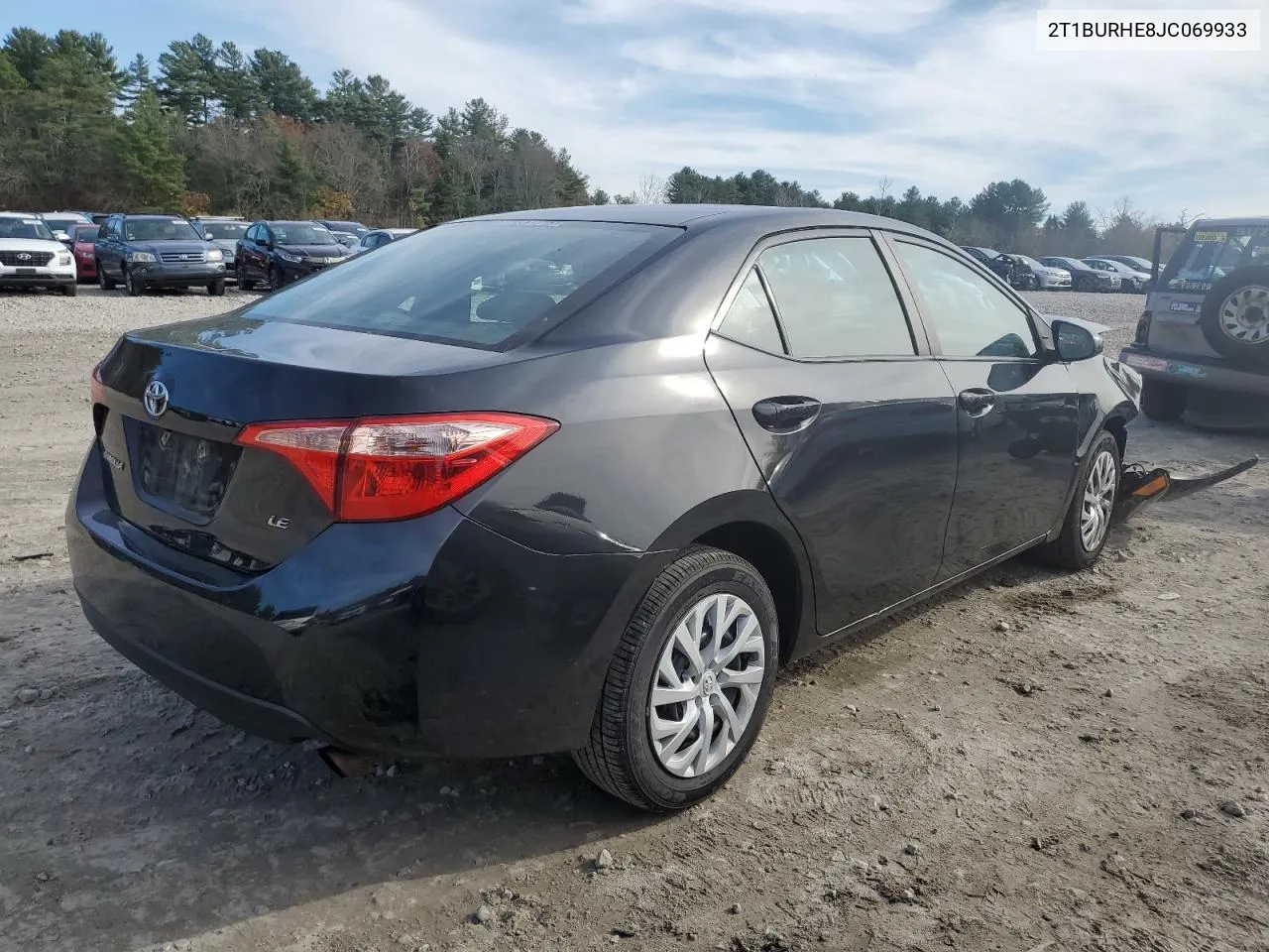 2018 Toyota Corolla L VIN: 2T1BURHE8JC069933 Lot: 78866074