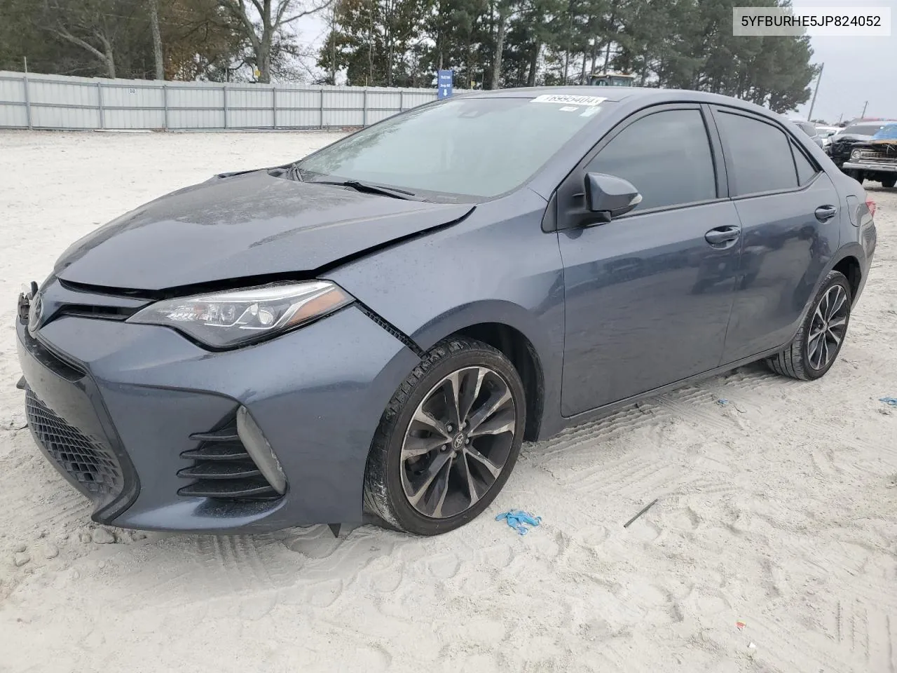 2018 Toyota Corolla L VIN: 5YFBURHE5JP824052 Lot: 78995404