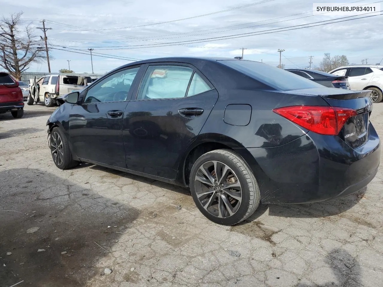 2018 Toyota Corolla L VIN: 5YFBURHE8JP834011 Lot: 79009124