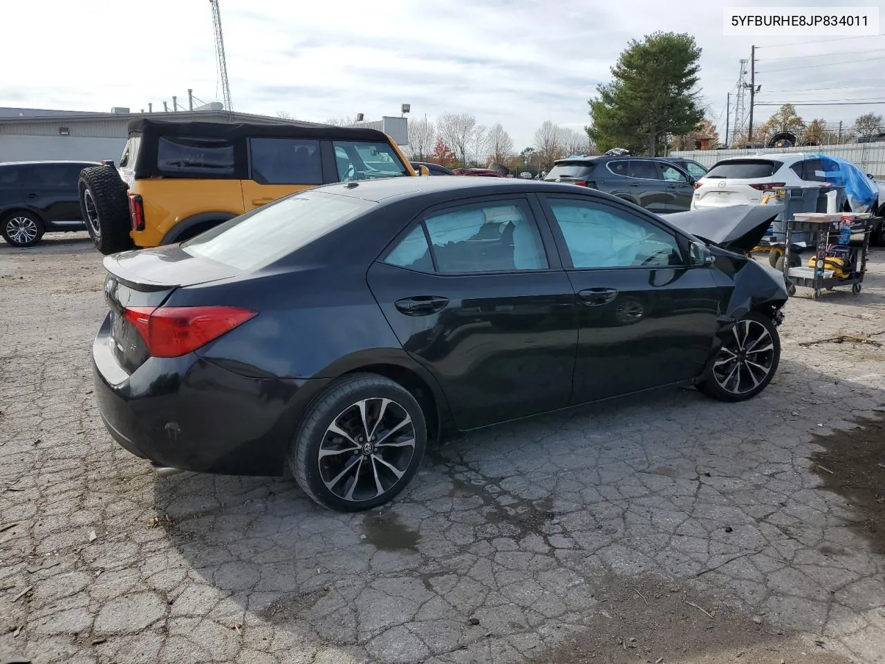 2018 Toyota Corolla L VIN: 5YFBURHE8JP834011 Lot: 79009124