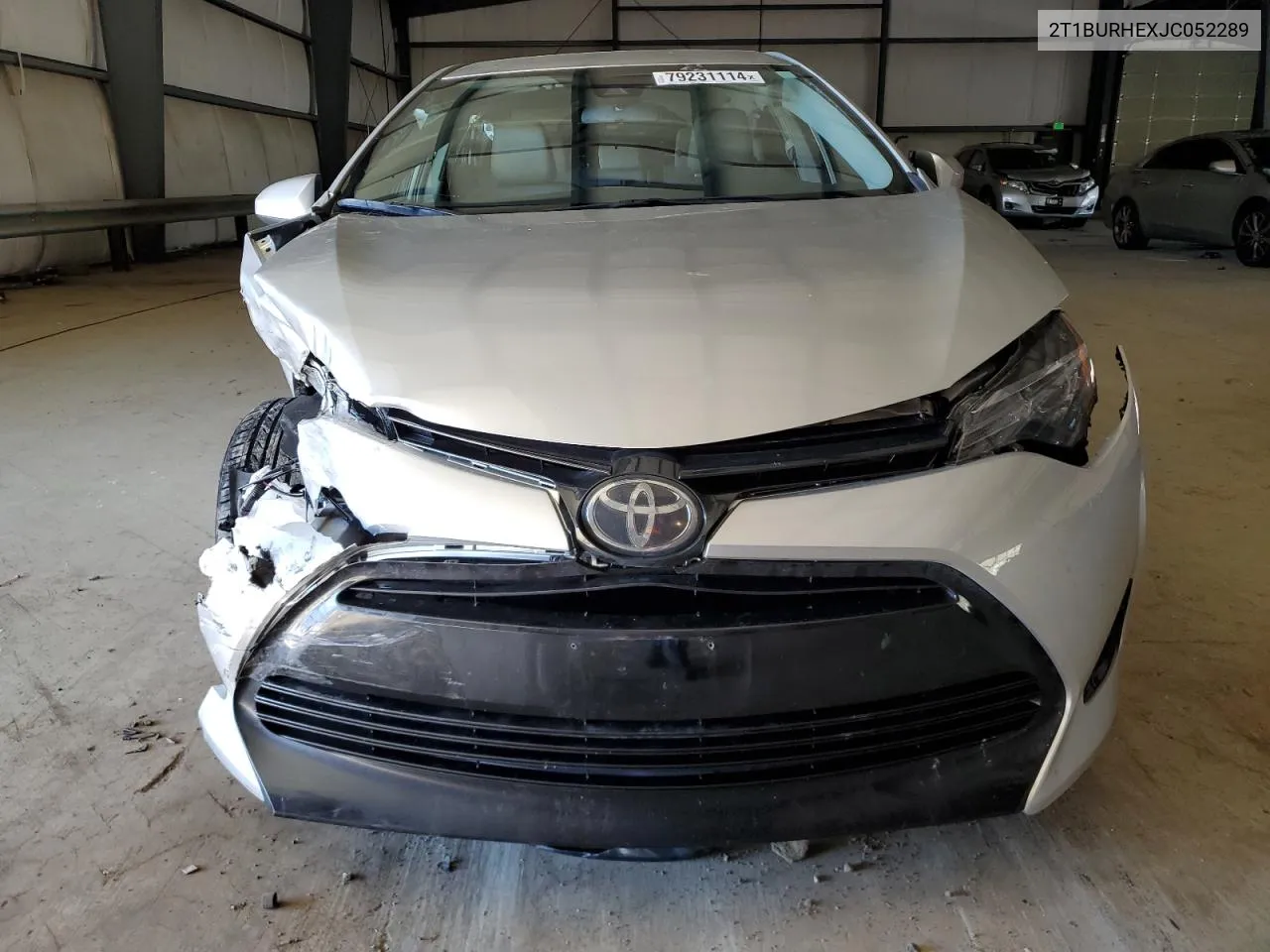 2018 Toyota Corolla L VIN: 2T1BURHEXJC052289 Lot: 79231114