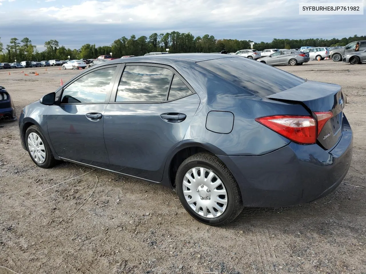 2018 Toyota Corolla L VIN: 5YFBURHE8JP761982 Lot: 79287914