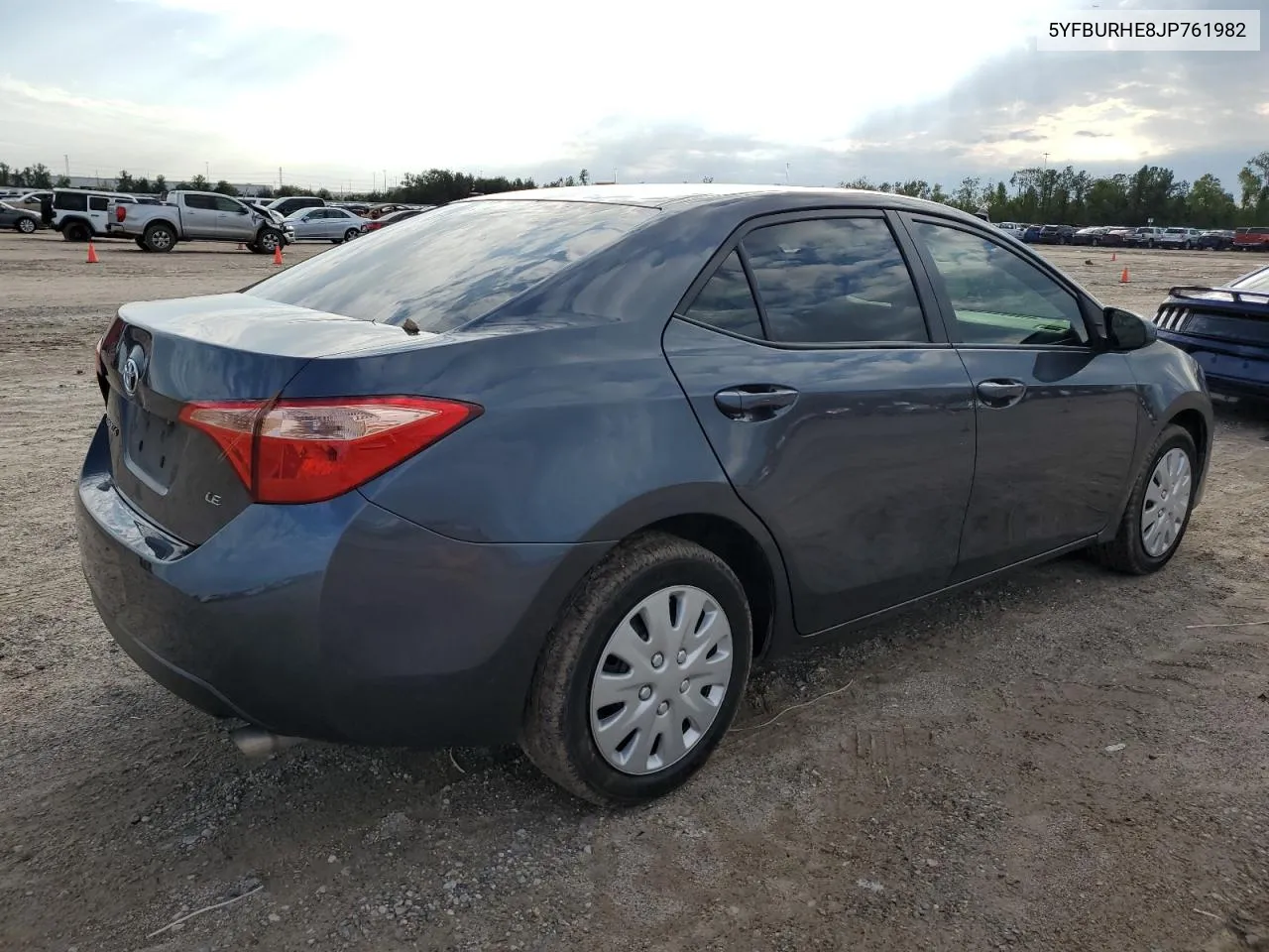 2018 Toyota Corolla L VIN: 5YFBURHE8JP761982 Lot: 79287914