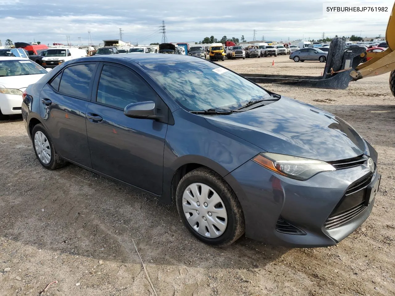 2018 Toyota Corolla L VIN: 5YFBURHE8JP761982 Lot: 79287914