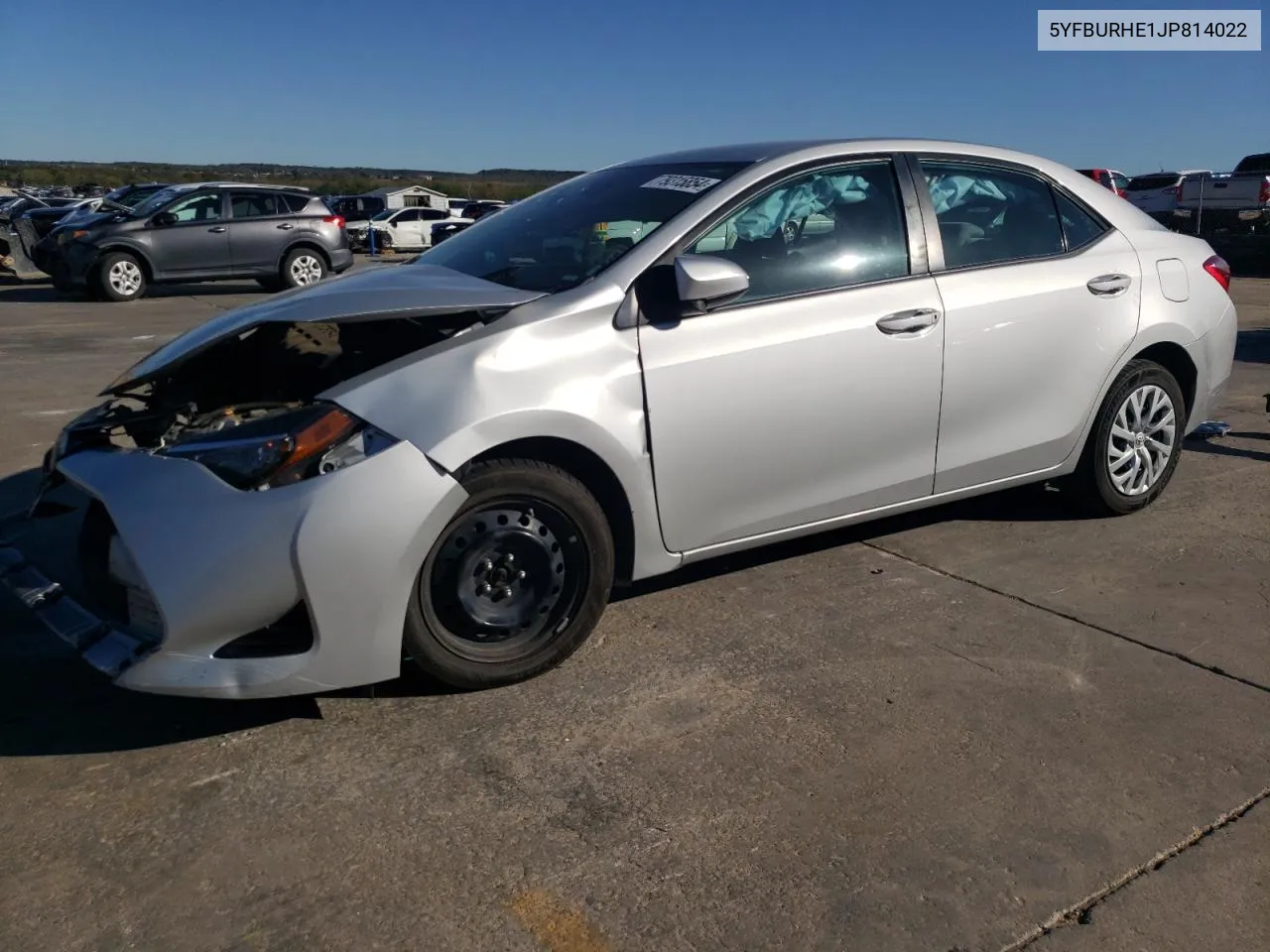 2018 Toyota Corolla L VIN: 5YFBURHE1JP814022 Lot: 79315854