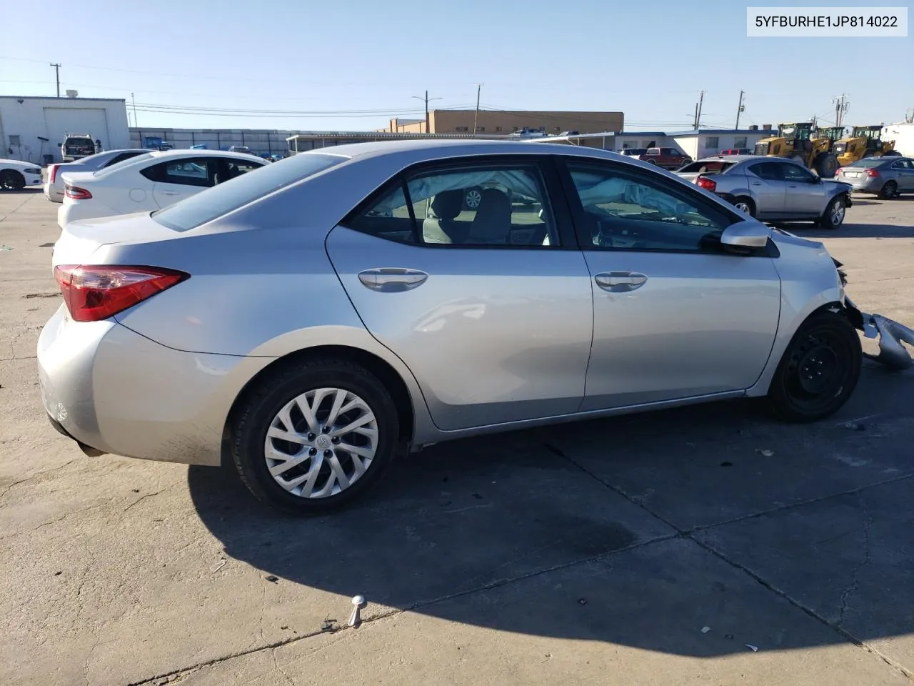 2018 Toyota Corolla L VIN: 5YFBURHE1JP814022 Lot: 79315854