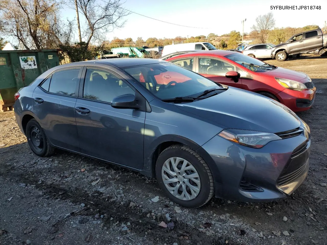 2018 Toyota Corolla L VIN: 5YFBURHE1JP818748 Lot: 79508204