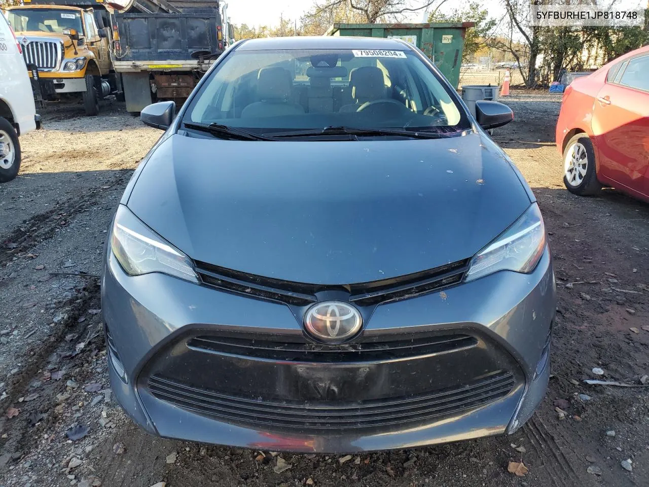 2018 Toyota Corolla L VIN: 5YFBURHE1JP818748 Lot: 79508204