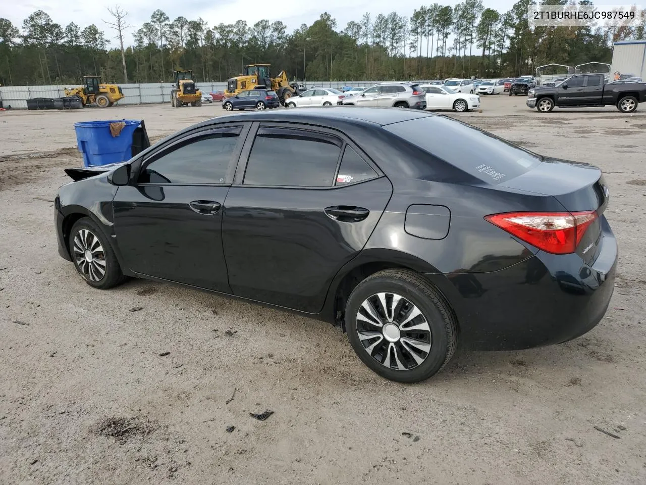 2018 Toyota Corolla L VIN: 2T1BURHE6JC987549 Lot: 79577384