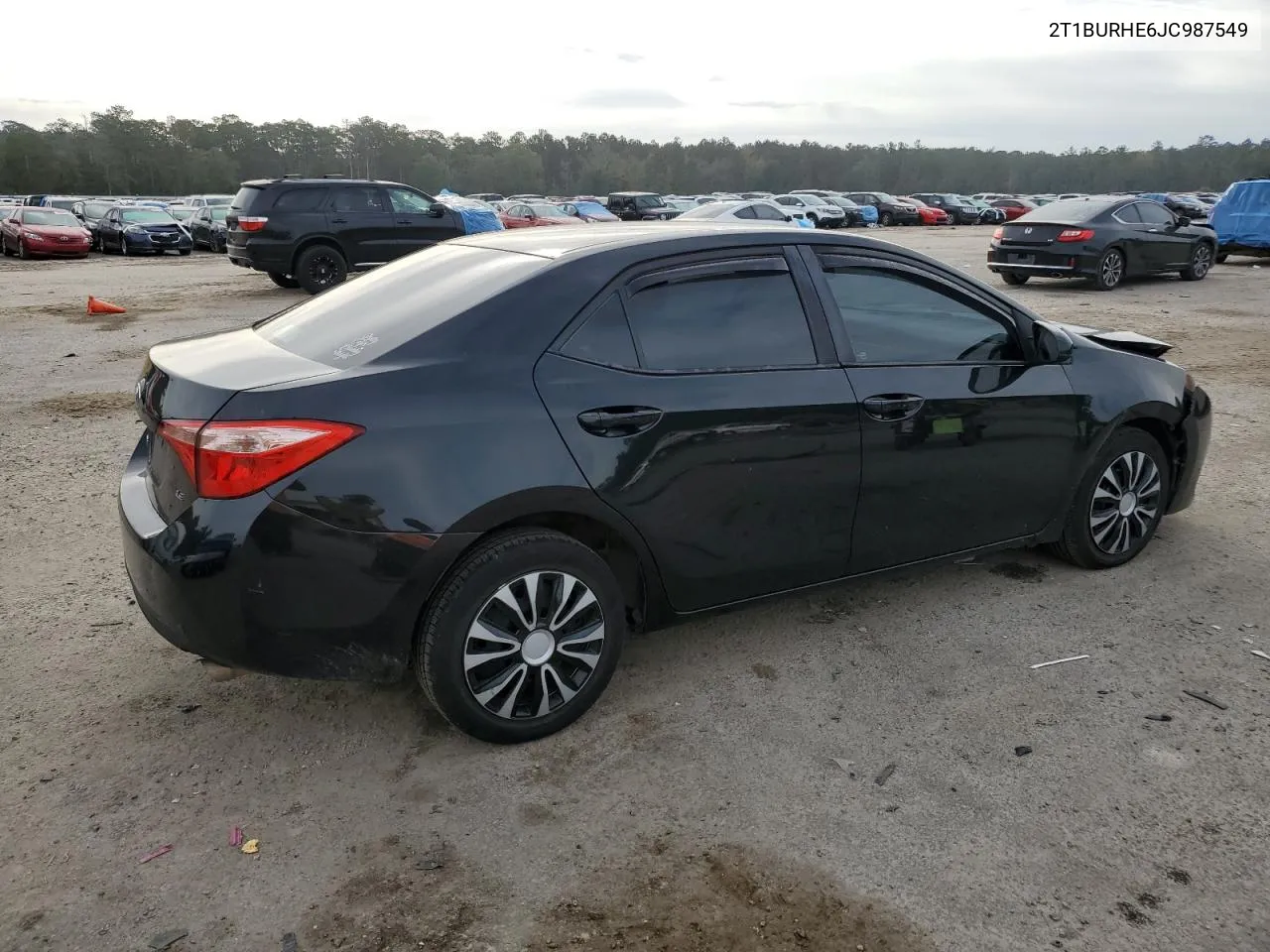 2018 Toyota Corolla L VIN: 2T1BURHE6JC987549 Lot: 79577384