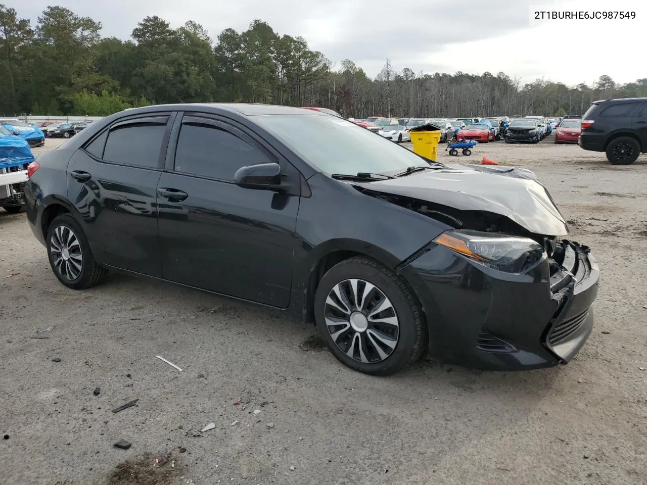 2018 Toyota Corolla L VIN: 2T1BURHE6JC987549 Lot: 79577384