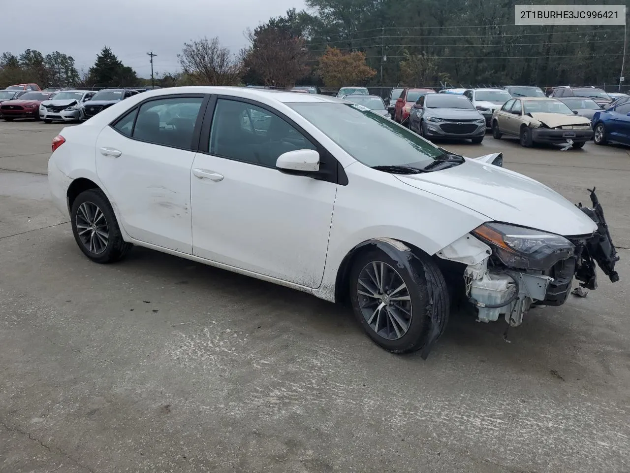 2018 Toyota Corolla L VIN: 2T1BURHE3JC996421 Lot: 79757064