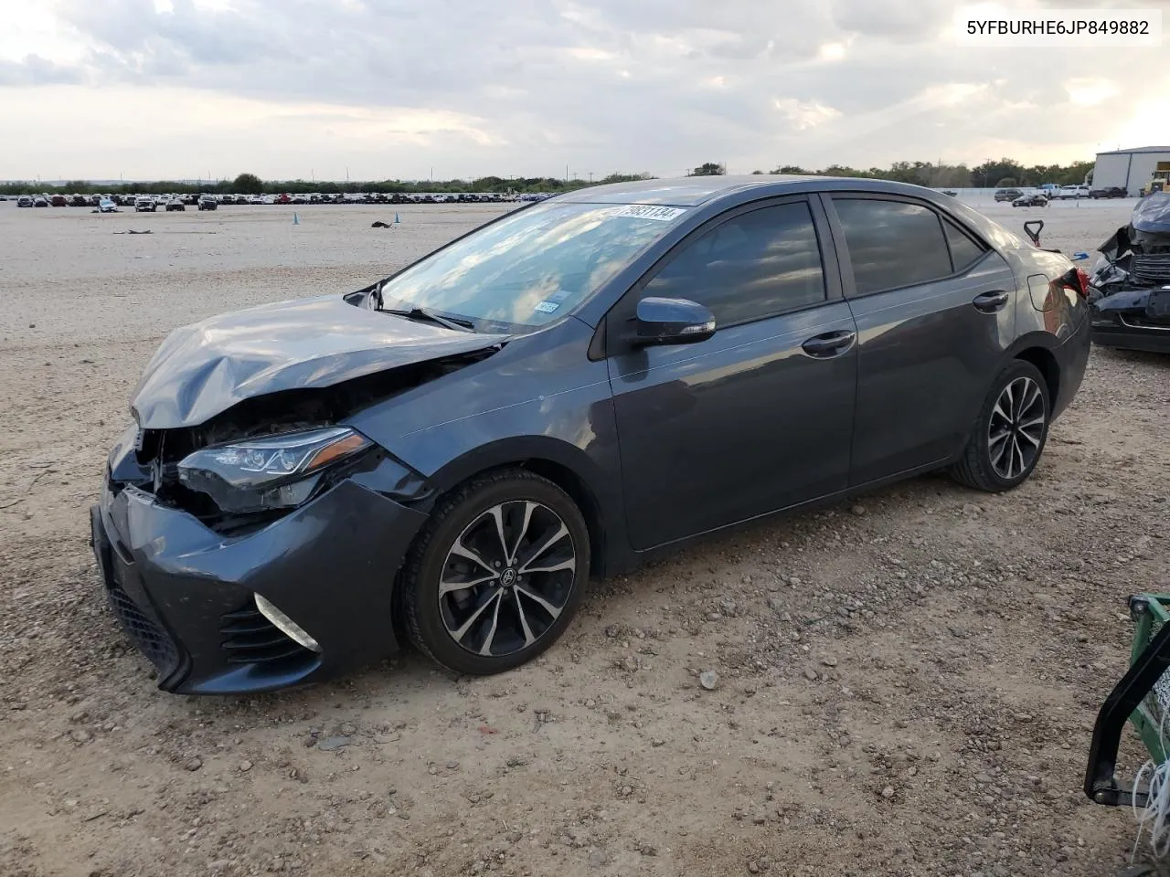 2018 Toyota Corolla L VIN: 5YFBURHE6JP849882 Lot: 79831134