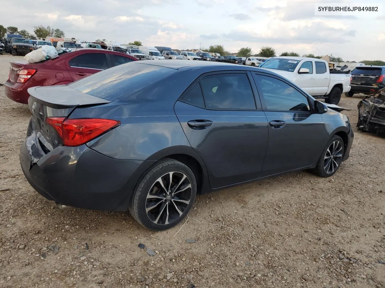 2018 Toyota Corolla L VIN: 5YFBURHE6JP849882 Lot: 79831134