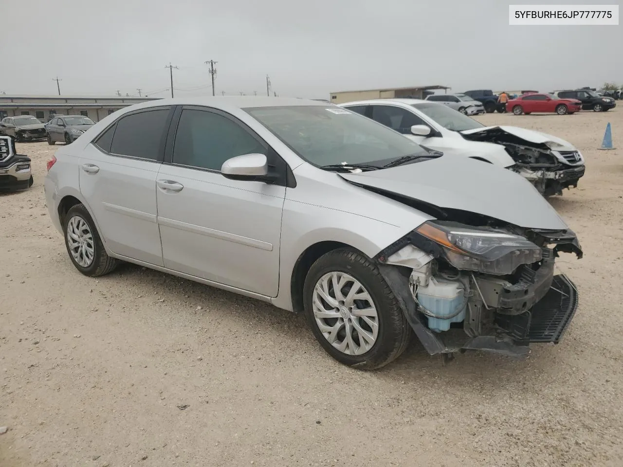 2018 Toyota Corolla L VIN: 5YFBURHE6JP777775 Lot: 79865964