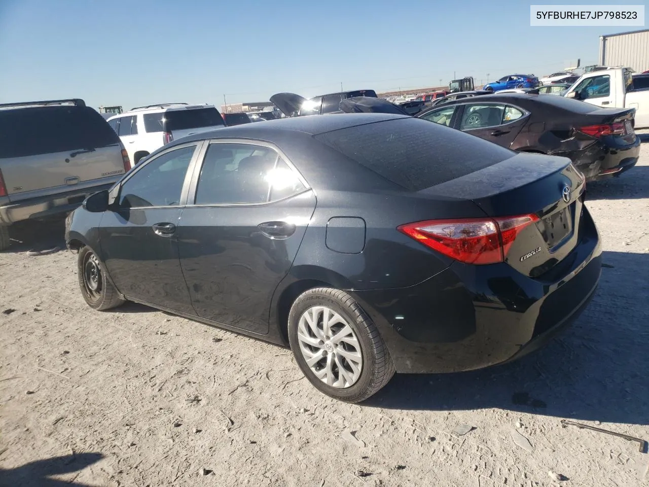 2018 Toyota Corolla L VIN: 5YFBURHE7JP798523 Lot: 79890734