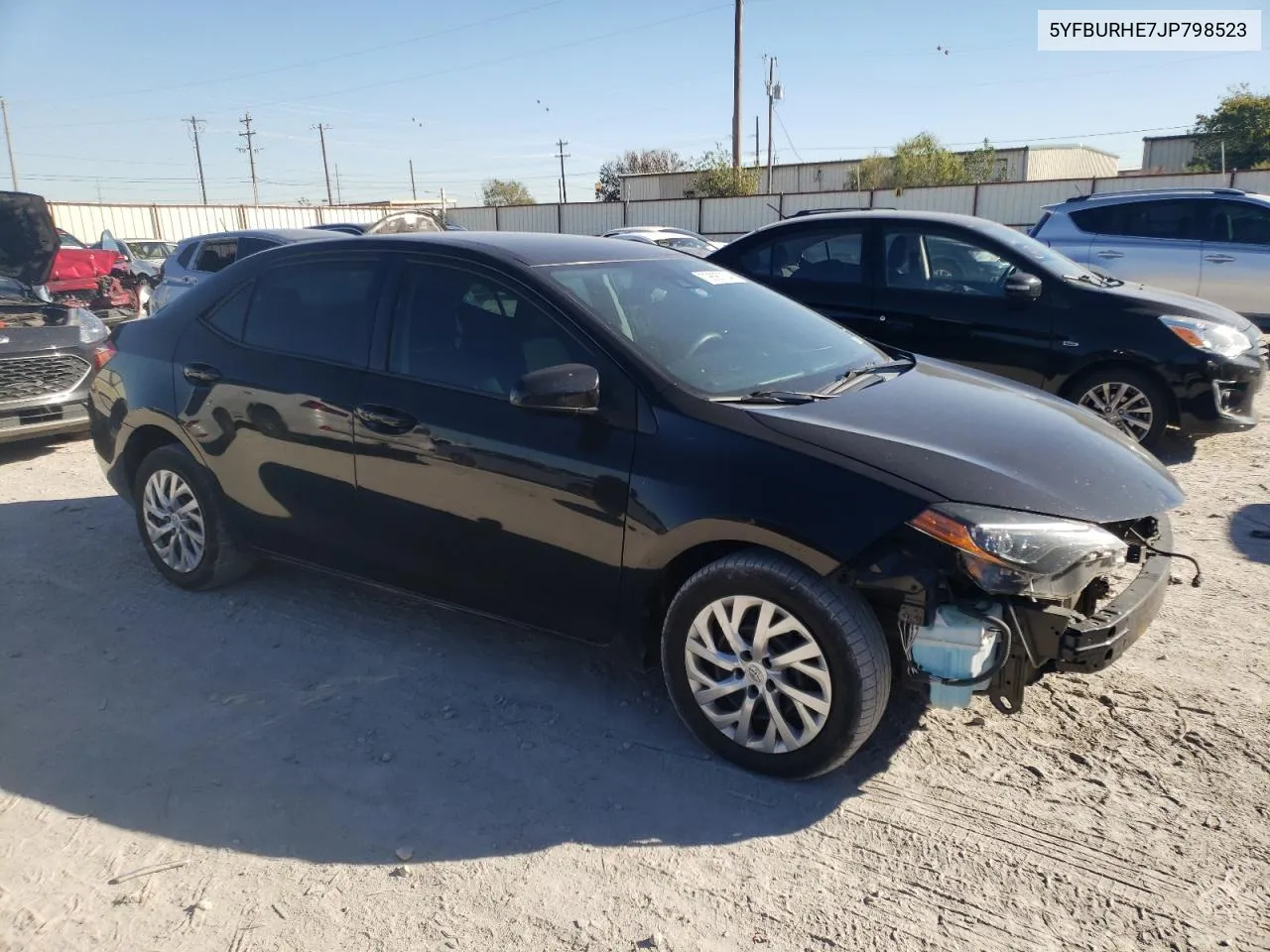 2018 Toyota Corolla L VIN: 5YFBURHE7JP798523 Lot: 79890734