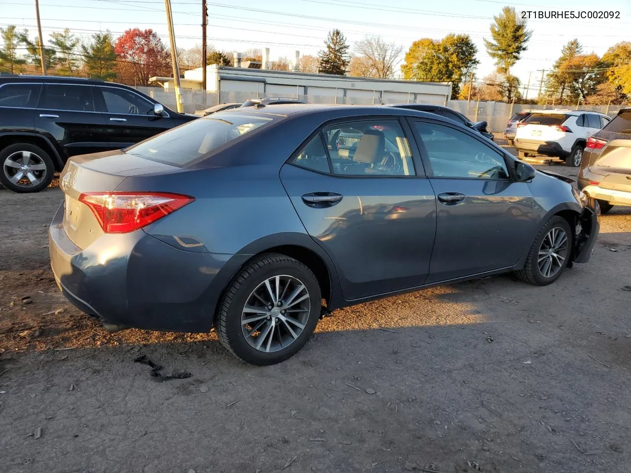 2018 Toyota Corolla L VIN: 2T1BURHE5JC002092 Lot: 79911374