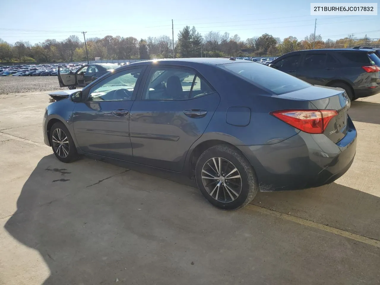 2018 Toyota Corolla L VIN: 2T1BURHE6JC017832 Lot: 80084094