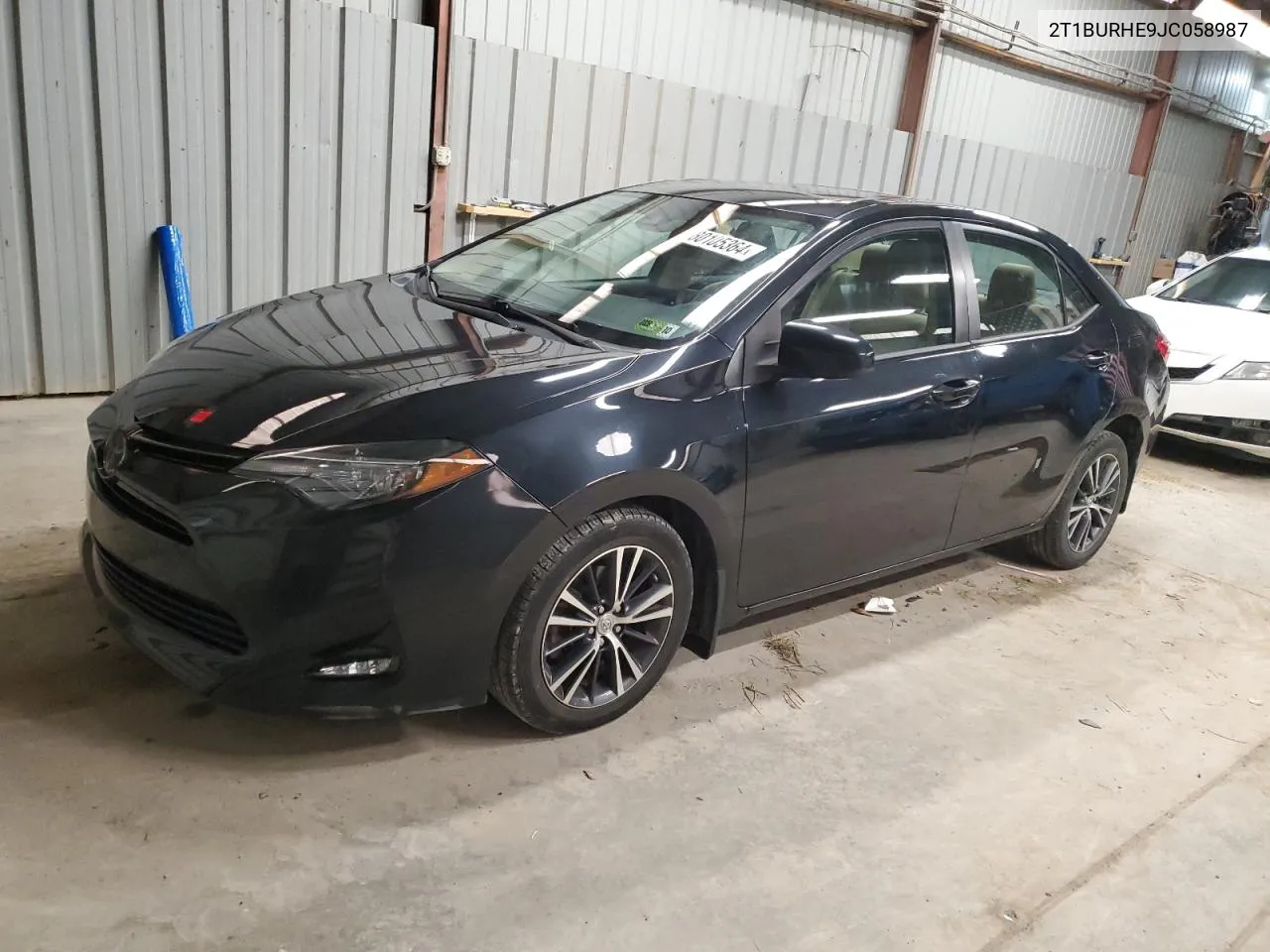 2018 Toyota Corolla L VIN: 2T1BURHE9JC058987 Lot: 80105364