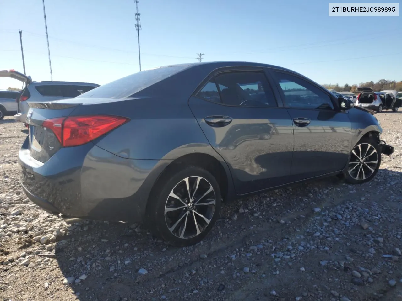 2018 Toyota Corolla L VIN: 2T1BURHE2JC989895 Lot: 80202434