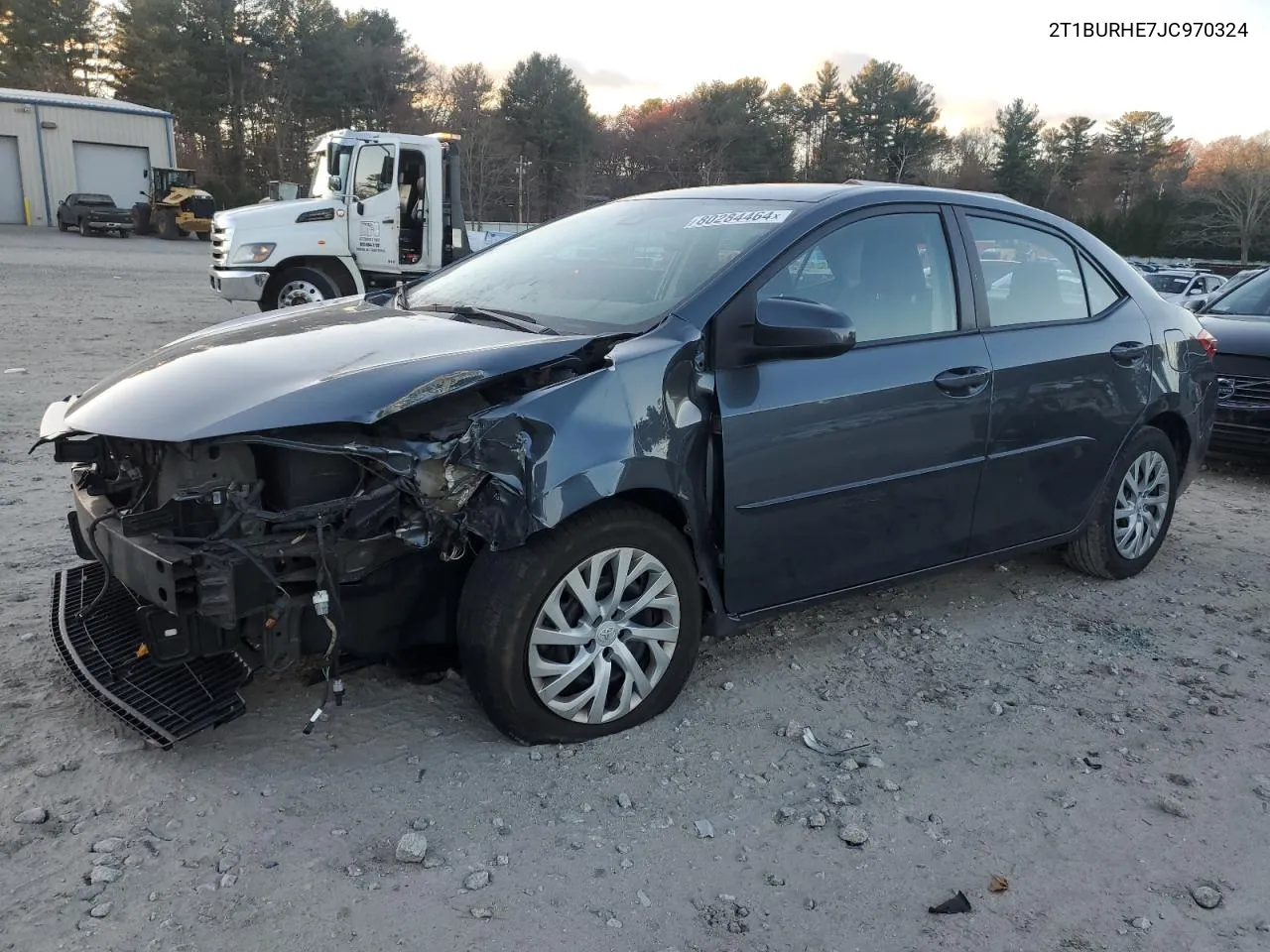 2018 Toyota Corolla L VIN: 2T1BURHE7JC970324 Lot: 80284464