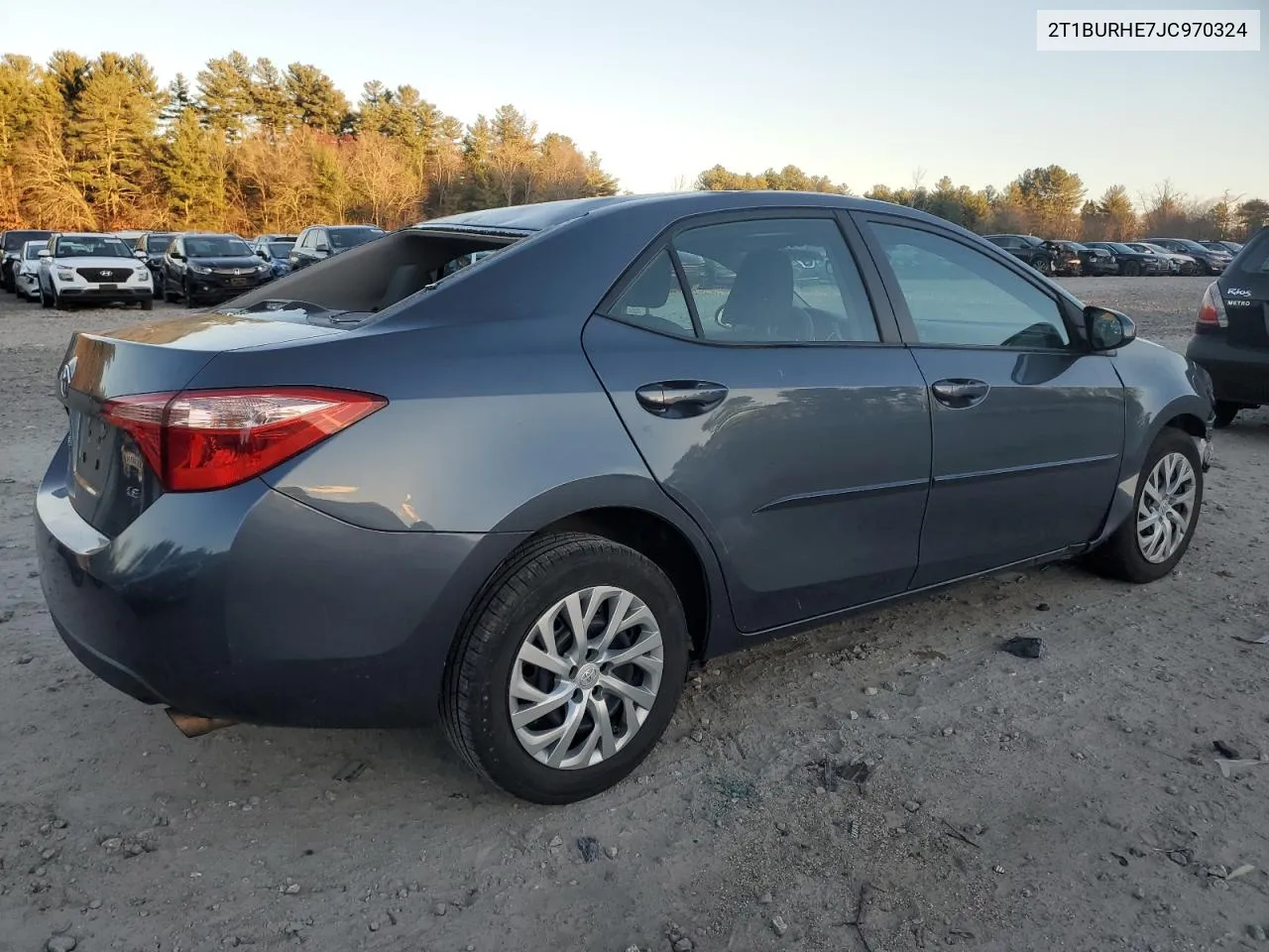 2018 Toyota Corolla L VIN: 2T1BURHE7JC970324 Lot: 80284464