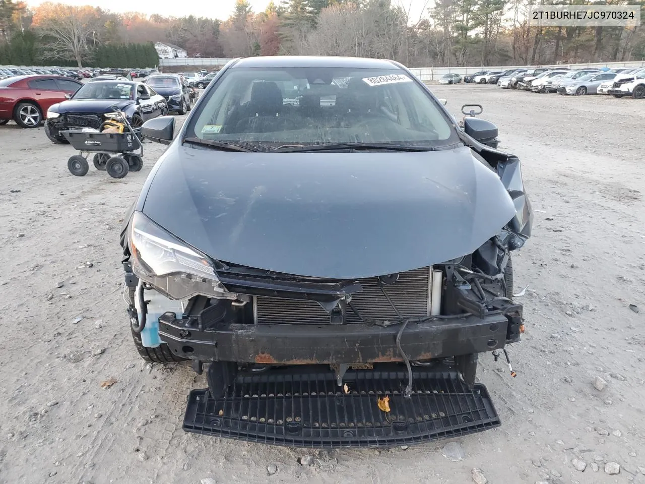 2018 Toyota Corolla L VIN: 2T1BURHE7JC970324 Lot: 80284464