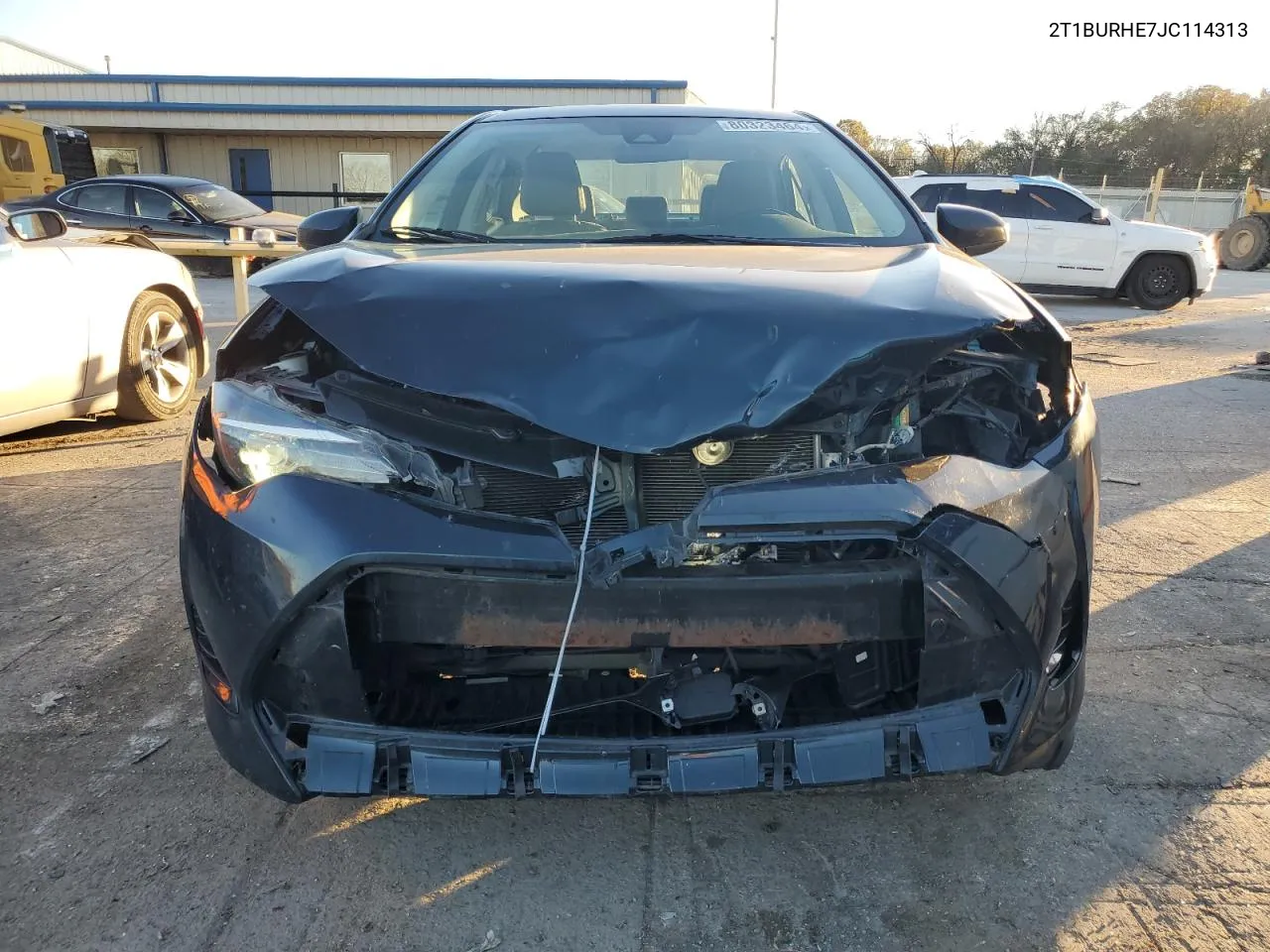 2018 Toyota Corolla L VIN: 2T1BURHE7JC114313 Lot: 80323464