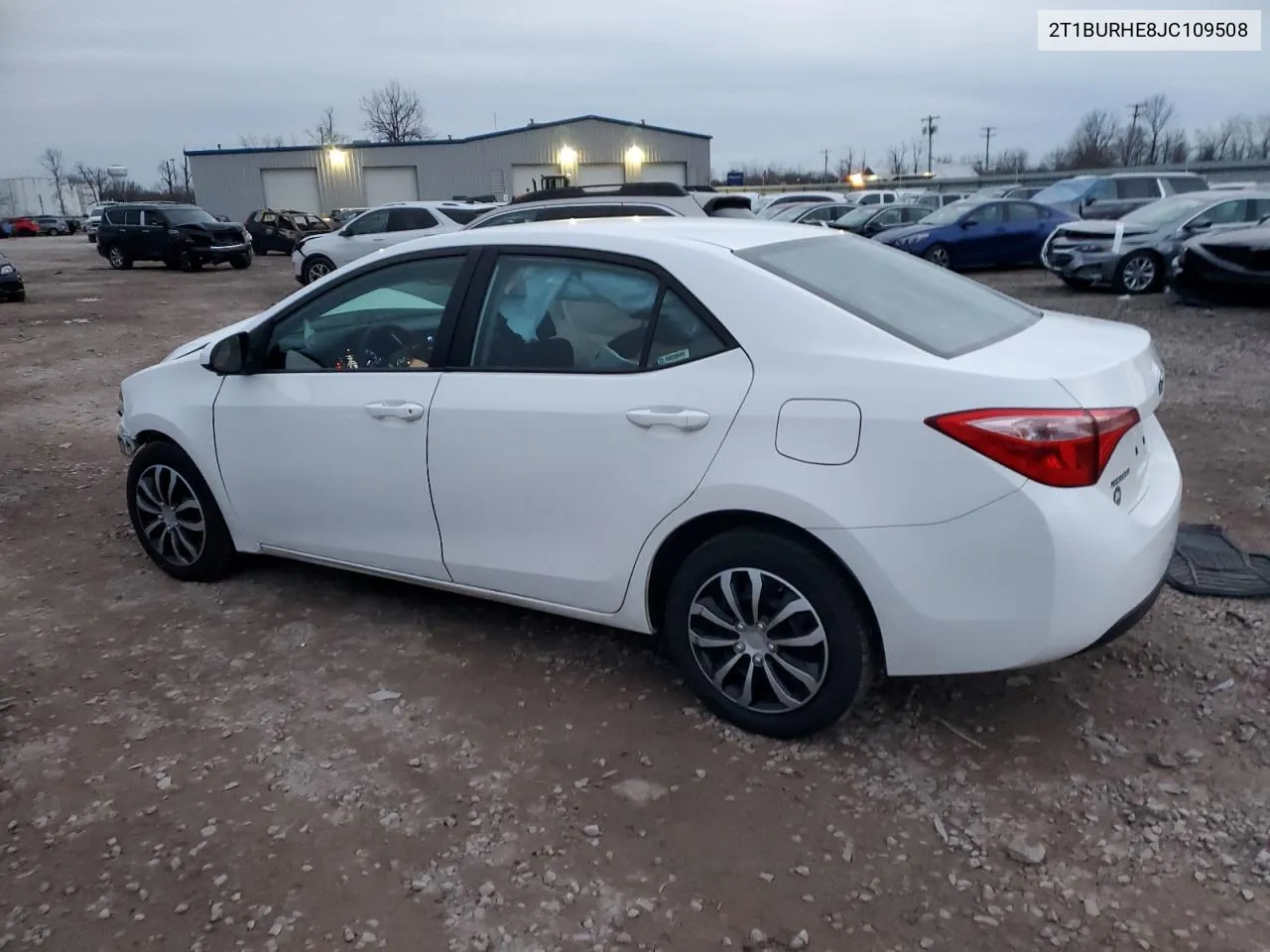 2018 Toyota Corolla L VIN: 2T1BURHE8JC109508 Lot: 80350684